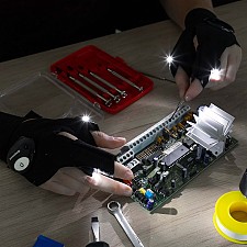Handschuhe mit LED-Licht