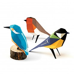 Papierfiguren Vögel von Plego