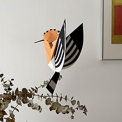 Papierfigur Vogel Wiedehopf von Plego