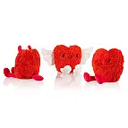 Heizkissen mit herzförmigen Samen