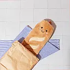 Wärmflasche in Baguetteform