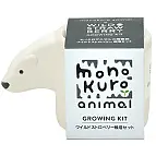 Eisbär mit Walderdbeersamen