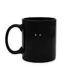 Wenn es kalt ist, kann man nur ein paar kleine Augen sehen