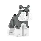 Es besteht aus 460 Teilen