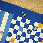 Integriertes Dame-Spielbrett