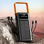 Tragbare Solar-Powerbank mit 20.000 mAh