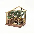 Miniaturmodell des Kräuterkundeunterrichts aus „Harry Potter“