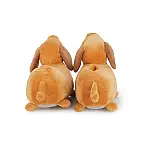 Der Schwanz des Dackels ragt hinten heraus