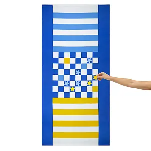 Originales Dame-Spiel Strandtuch