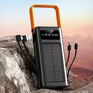 Tragbare Solar-Powerbank mit 20.000 mAh