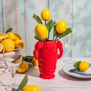 Mini-Vase in Form eines Hummers