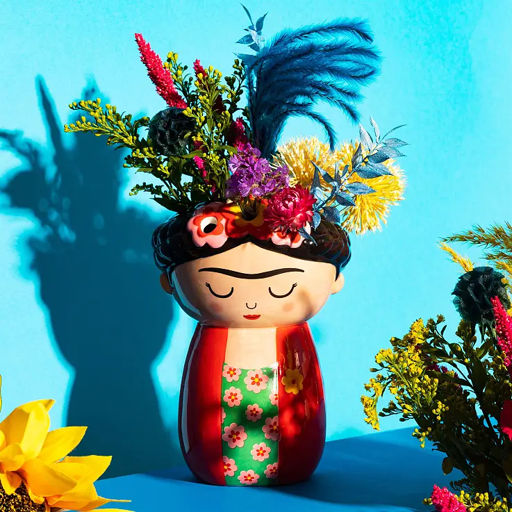Sass & Belle Pflanztopf Frida Kahlo® 11x19cm | Schöner Leben
