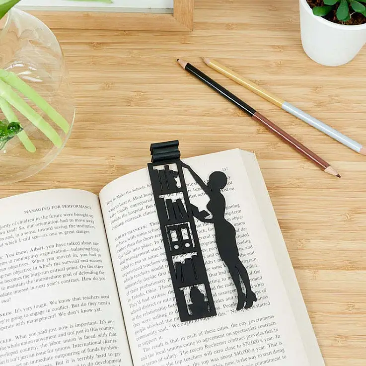 Original-Lesezeichen Die Bibliothek