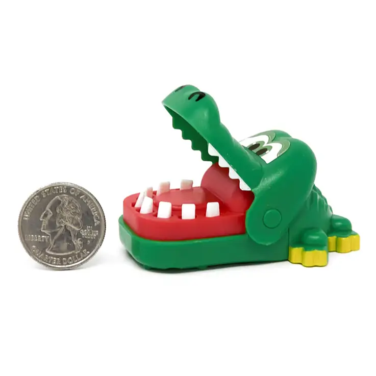 Das kleinste zahnsaugende Krokodil der Welt