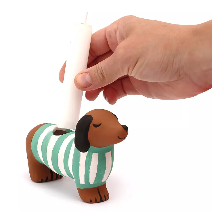 Sie können ihn als Kerzenhalter oder Mini-Blumentopf verwenden.