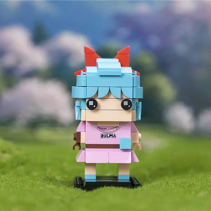 Bulma-Figur zum Zusammenbauen Stück für Stück