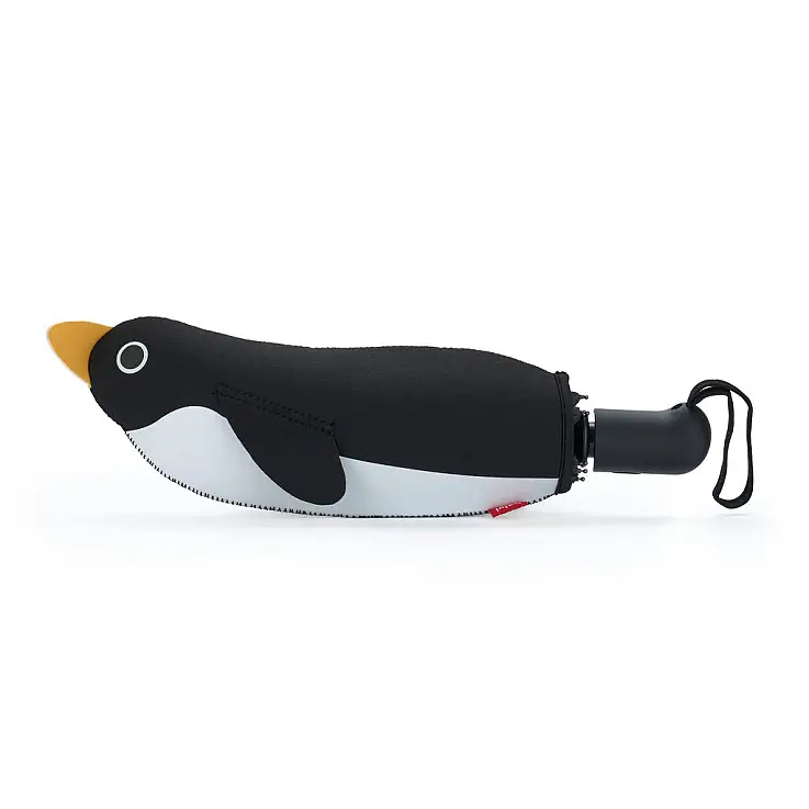 Neoprenhülle in Form eines Pinguins